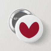 Badge Rond 5 Cm coeur (Devant & derrière)