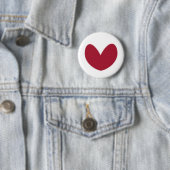Badge Rond 5 Cm coeur (En situation)