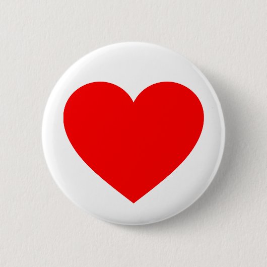 Badge Rond 5 Cm Coeur (Devant)