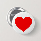 Badge Rond 5 Cm Coeur (Devant & derrière)