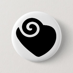 Badge Rond 5 Cm coeur