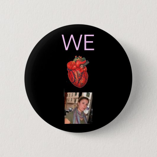 Badge Rond 5 Cm Coeur anatomique Casey (Devant)