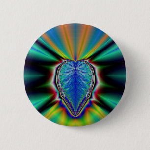 Badge Rond 5 Cm Coeur coloré