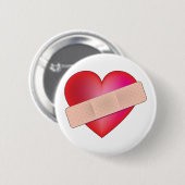Badge Rond 5 Cm Coeur curatif (Devant & derrière)