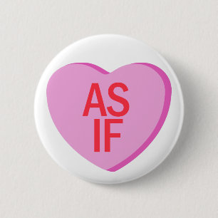 Badge Rond 5 Cm Coeur de bonbons - COMME SI