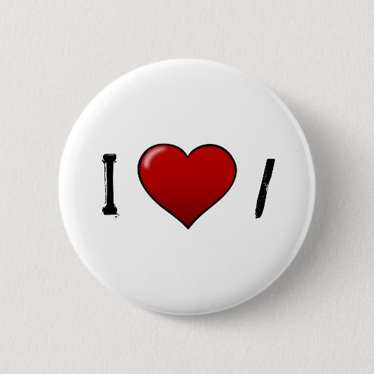 Badge Rond 5 Cm coeur, d'I/ (Devant)