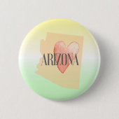 Badge Rond 5 Cm Coeur en AZ (Devant)