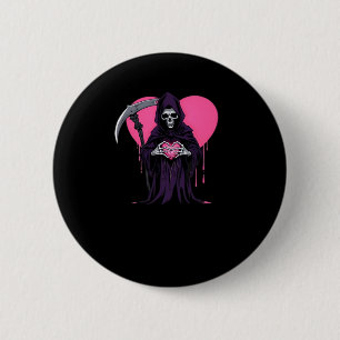 Badge Rond 5 Cm Coeur Mème classique de la couche mains