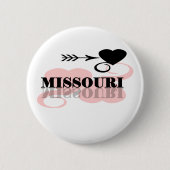 Badge Rond 5 Cm Coeur rose Missouri (Devant)