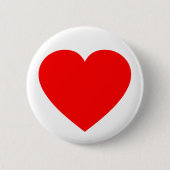 Badge Rond 5 Cm Coeur rouge clair (Devant)