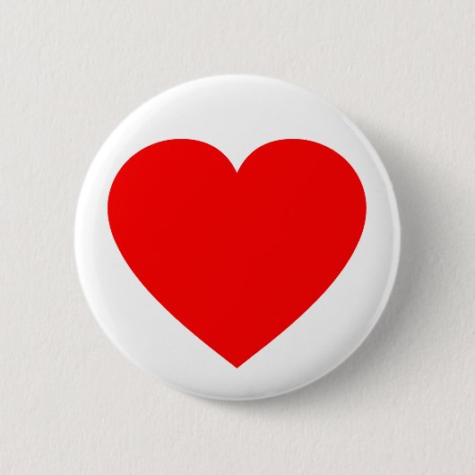 Badge Rond 5 Cm Coeur rouge clair (Devant)