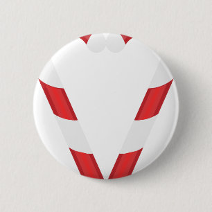 Badge Rond 5 Cm coeur sucre de canne