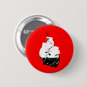 Badge Rond 5 Cm coeur toxique (Devant & derrière)