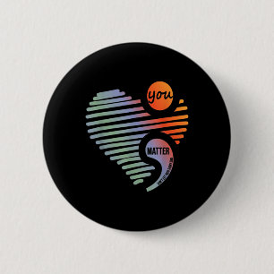 Badge Rond 5 Cm Cœur Vous Ne Laissez Pas L'histoire Se Terminer Pr