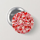 Badge Rond 5 Cm Coeurs (Devant & derrière)