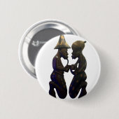 Badge Rond 5 Cm Coeurs Africains : Un Beau Moment (Devant & derrière)