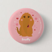 Badge Rond 5 Cm Coeurs et étoiles confortables Graphisme (Devant)
