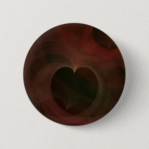 Badge Rond 5 Cm Cœurs lumineux