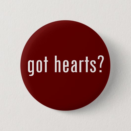 Badge Rond 5 Cm coeurs obtenus ? (Devant)