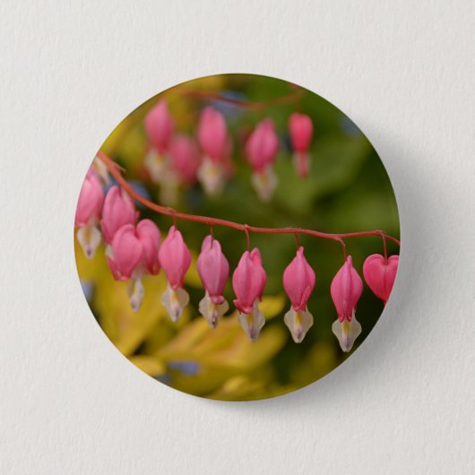 Badge Rond 5 Cm Cœurs Saignants Macro (Devant)