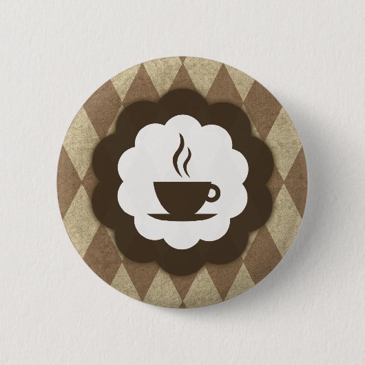 Badge Rond 5 Cm coffee (Devant)