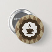 Badge Rond 5 Cm coffee (Devant & derrière)