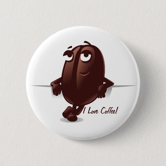 Badge Rond 5 Cm Coffee Button (Devant)
