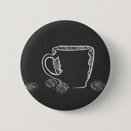 BADGE ROND 5 CM COFFEE CUP (Devant)