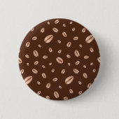 Badge Rond 5 Cm Coffee pattern (Devant)
