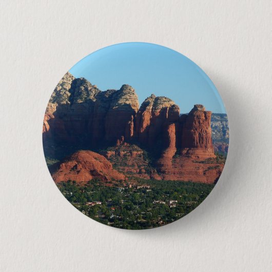 Badge Rond 5 Cm Coffee Pot Rock I à Sedona Arizona (Devant)