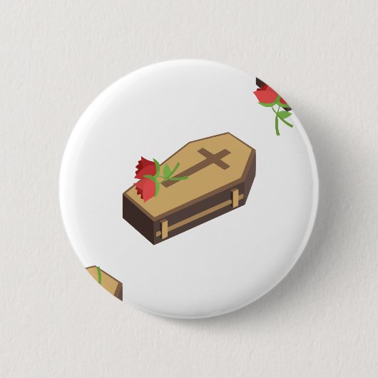 Badge Rond 5 Cm coffin emojis (Devant)