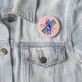 Badge Rond 5 Cm Coiffeur (En situation)