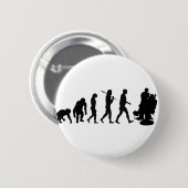 Badge Rond 5 Cm Coiffeur de coiffeur de coiffeur (Devant & derrière)