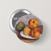 Badge Rond 5 Cm coing, pommes, poires de Paul Cezanne (Devant & derrière)