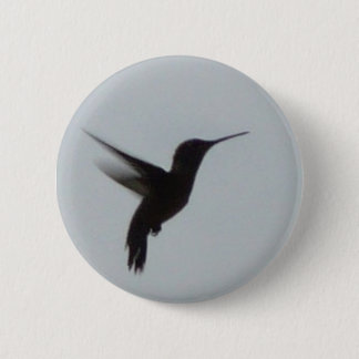 Badge Rond 5 Cm Colibri au crépuscule