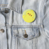 Badge Rond 5 Cm Colin le poussin (En situation)