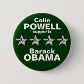 Badge Rond 5 Cm Colin Powell (Devant)