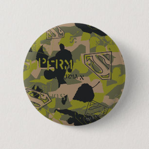 Badge Rond 5 Cm Collage de camouflage