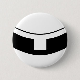 Badge Rond 5 Cm Collar du prêtre catholique