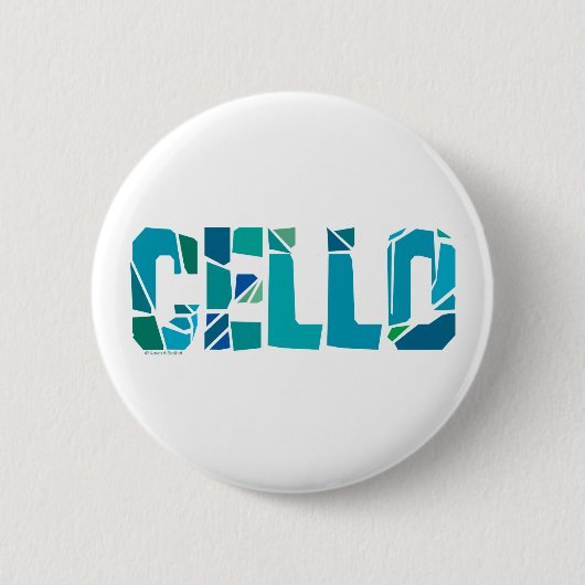 Badge Rond 5 Cm Colle fissurée (Devant)