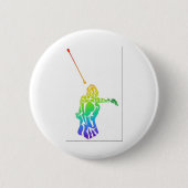 Badge Rond 5 Cm Collection Baton Twirling PRIDE (Devant)