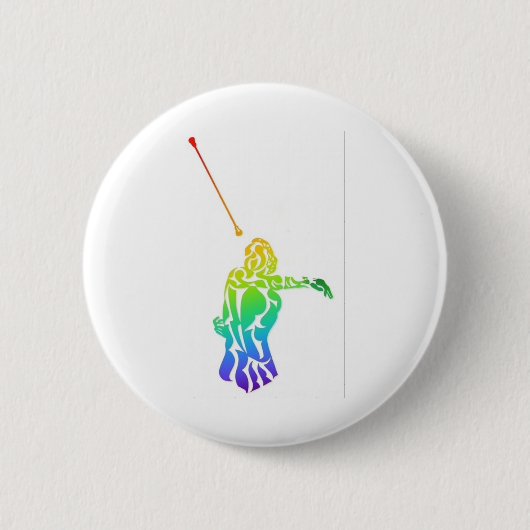 Badge Rond 5 Cm Collection Baton Twirling PRIDE (Devant)