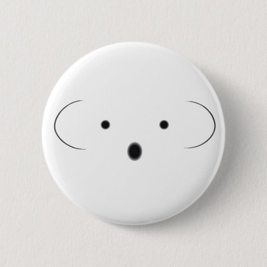 Badge Rond 5 Cm Collection brillée de koala (Devant)