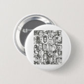 Badge Rond 5 Cm collection de bleus (Devant & derrière)