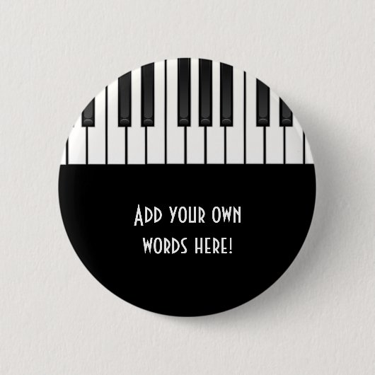 Badge Rond 5 Cm Collection de mélodie (Devant)