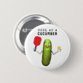 Badge Rond 5 Cm collection de pickleball (Devant & derrière)