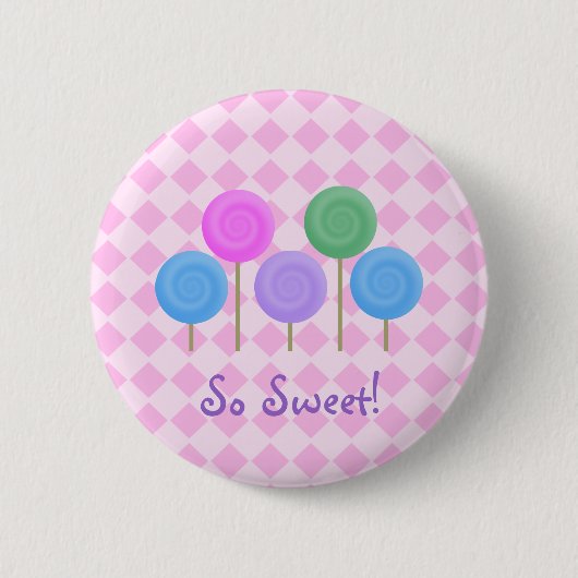 Badge Rond 5 Cm Collection délicieusement douce (Devant)