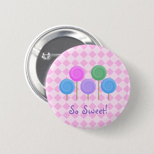 Badge Rond 5 Cm Collection délicieusement douce (Devant & derrière)