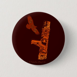 BADGE ROND 5 CM COLLECTION HAIDA