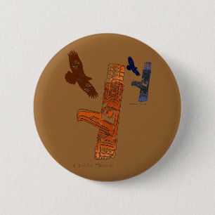 BADGE ROND 5 CM COLLECTION HAIDA